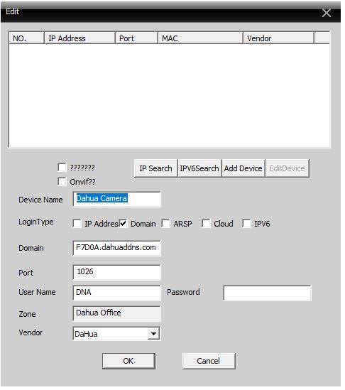 Add Dahua DVR to the XMeye CMS Add Dahua DVR to the XMeye CMS