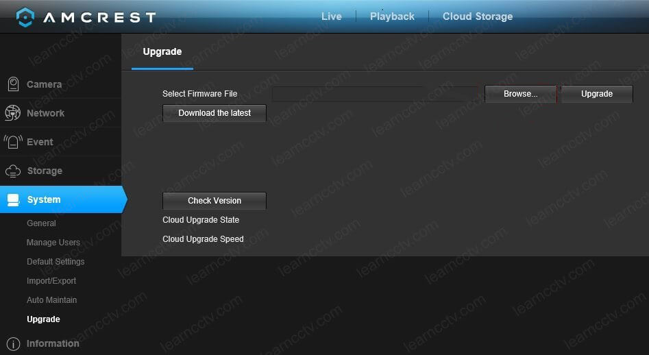 Amcrest Camera Web Interface Upgrade Amcrest Camera Web Interface Upgrade