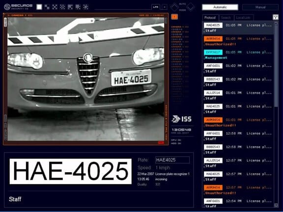 License plate recognition software License plate recognition software