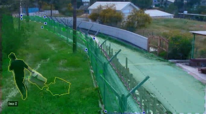 Video analytics - abandoned object Video analytics - fence