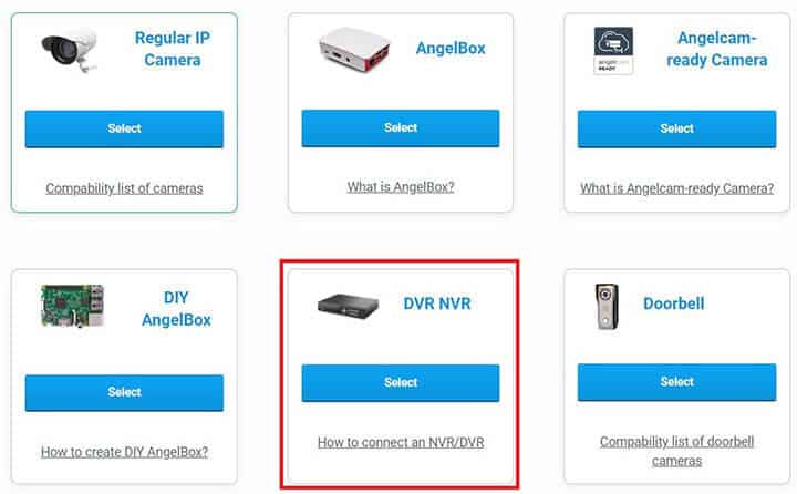 Angelcam-escolha-de-dispositivo-DVR Angelcam escolha do DVR