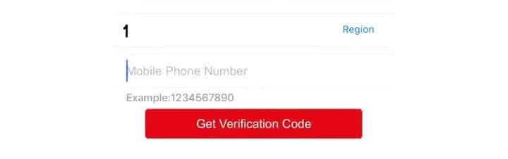 App config enter phone number App config enter phone number
