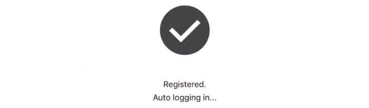 App config registered App config registered