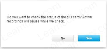 Axis camera check SD card Axis camera check SD card