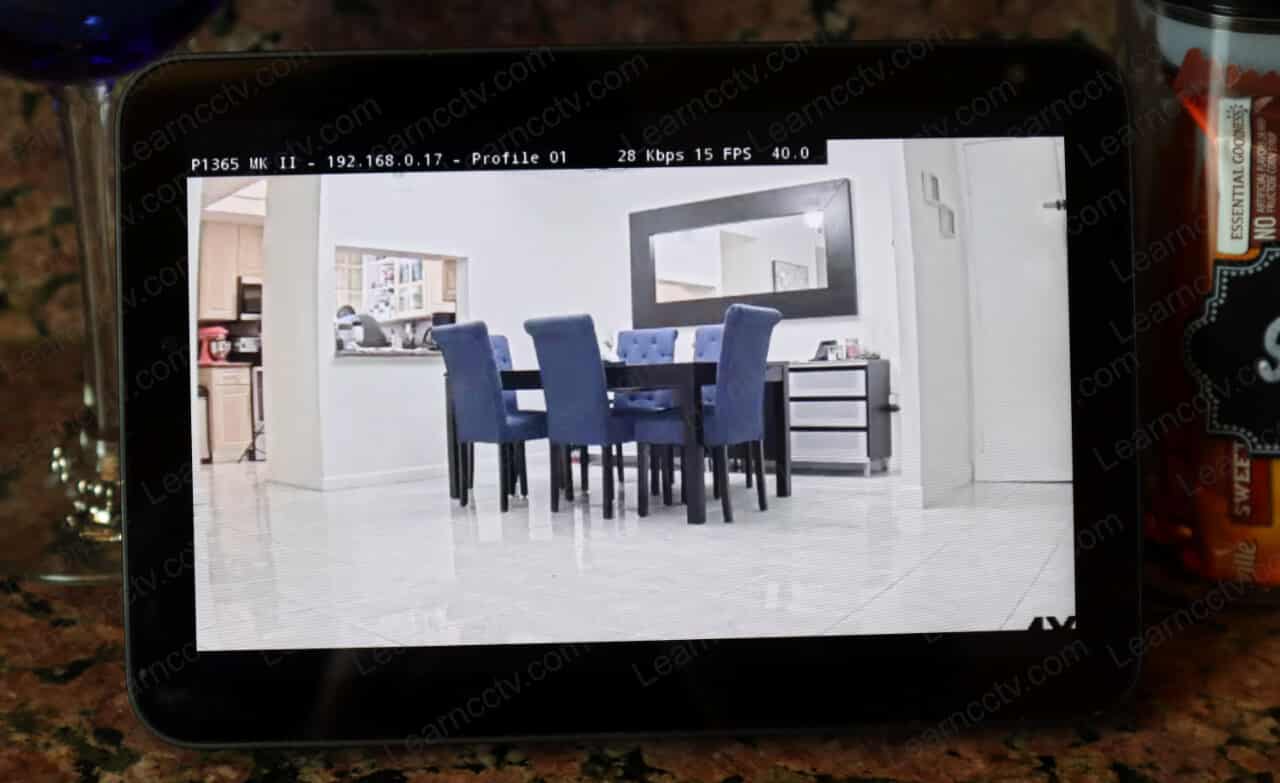 Axis camera on Echo Show Full Screen Axis camera on Echo Show Full Screen