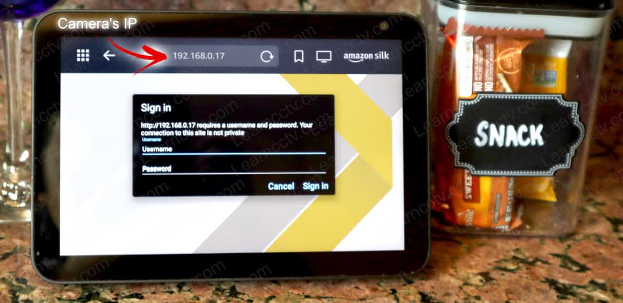 Axis camera on Echo Show user and password Axis camera on Echo Show user and password