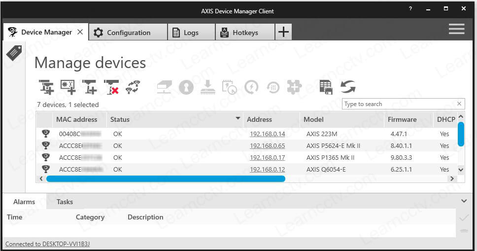 Axis Device Manager Axis Device Manager