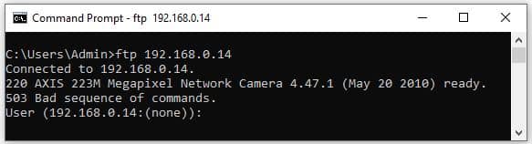 Axis FTP working Axis FTP working