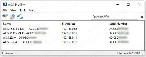 Axis IP Utility Axis IP Utility