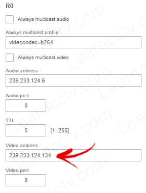 Axis Multicast Plain Config Setup Axis Multicast Plain Config Setup