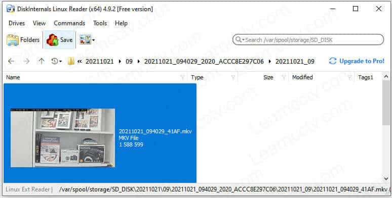 Axis SD card Recording file save Axis SD card Recording file save