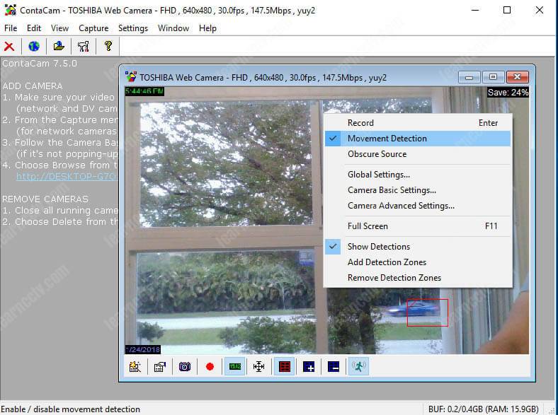 Contacam-movement-detection-configuration Contacam movement detection