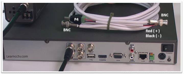 DVR and coaxial cable DVR and coaxial cable
