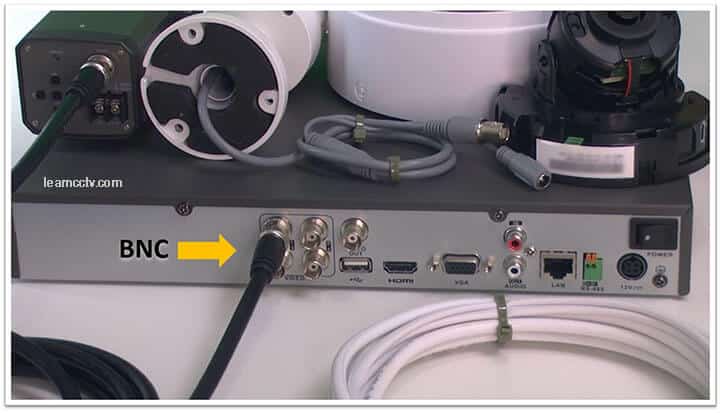 DVR BNC input DVR BNC input