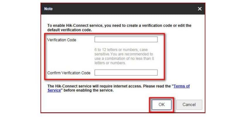 Hik-connect verification code Hik-connect verification code