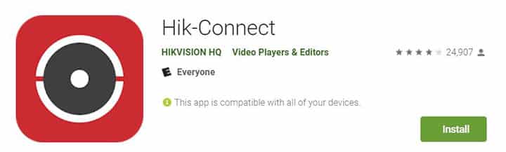 Hik-connect app installation Hik-connect app installation