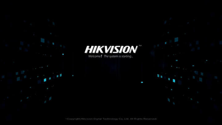 Hikvision NVR initial screen Hikvision NVR initial screen