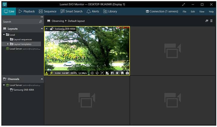Luxriot Monitor (Live View) Luxriot Monitor (Live View)