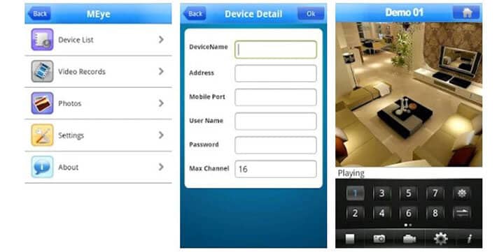MEye Security Camera App MEye Security Camera App
