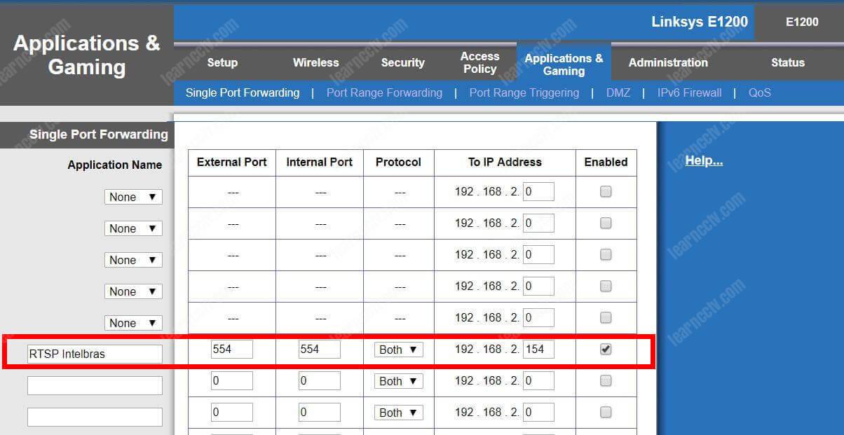 Router RTSP port configuration for Angelcam DVR Setup Router RTSP port configuration for Angelcam DVR Setup