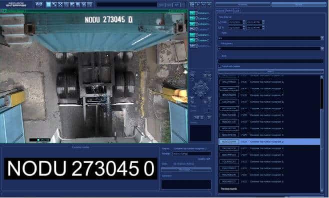Video analytics - container Video analytics - container