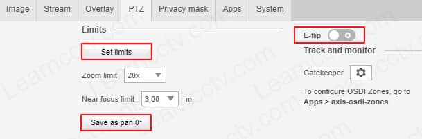 Set Pan and Limits New Interface Set Pan and Limits New Interface