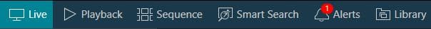 VMS Top buttons