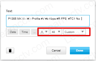 Format Overlay text Format Overlay text