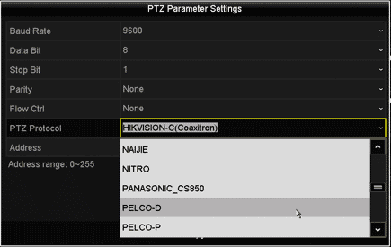 Hikvision Coax protocol Hikvision Coax protocol