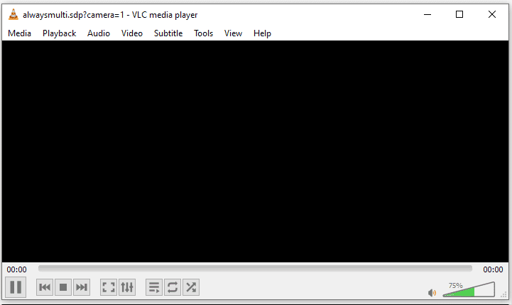 VLC black screen VLC black screen