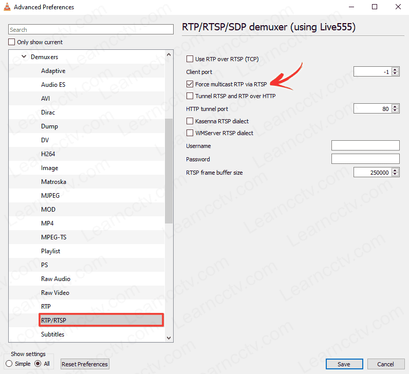VLC Force Multicast RTP via RTSP VLC Force Multicast RTP via RTSP