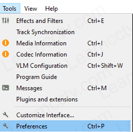 VLC Preferences VLC Preferences