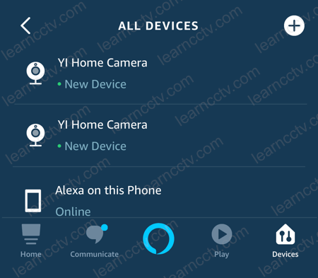 Yi cameras discovered by Alexa Yi cameras discovered by Alexa